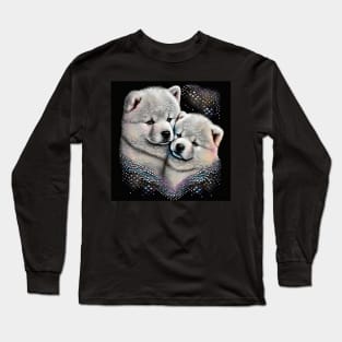 Cute Samoyeds Long Sleeve T-Shirt